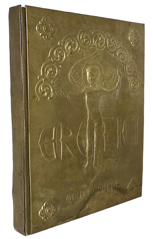 Erotici tradotti da Luigi Siciliani - Milano 1921 (figurato - legatura in rame sbalzato - es. 214) Erotici tradotti da Luigi Siciliani - Milano 1921 (figurato - legatura in rame sbalzato - es. 214)