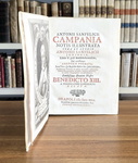 Antonio Sanfelice - Campania notis illustrata - Napoli 1726 (con una grande carta della Campania) Antonio Sanfelice - Campania notis illustrata - Napoli 1726 (con una grande carta della Campania)