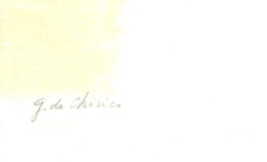 Giorgio de Chirico - La musa della storia - 1972 (litografia acquerellata a mano - pubblicato) Giorgio de Chirico - La musa della storia - 1972 (litografia acquerellata a mano - pubblicato)