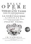 L'opera omnia di Torquato Tasso: Gerusalemme liberata e opere varie - Venezia 1735-42 (12 volumi) L'opera omnia di Torquato Tasso: Gerusalemme liberata e opere varie - Venezia 1735-42 (12 volumi)