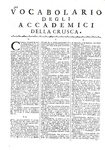 Vocabolario degli Accademici della Crusca - Venezia, presso Francesco Pitteri 1763 (legatura coeva)