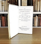 Torquato Tasso - Di Gerusalemme conquistata libri XXIIII - Parigi 1595 (bella legatura - raro) Torquato Tasso - Di Gerusalemme conquistata libri XXIIII - Parigi 1595 (bella legatura - raro)