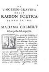 Gian Vincenzo Gravina - Della ragion poetica libri due - In Roma, Gonzaga 1708 (rara prima edizione) Gian Vincenzo Gravina - Della ragion poetica libri due - In Roma, Gonzaga 1708 (rara prima edizione)