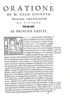 La diplomazia nel Cinquecento: Sansovino - Le orazioni recitate ai Dogi dagli ambasciatori - 1562 La diplomazia nel Cinquecento: Sansovino - Le orazioni recitate ai Dogi dagli ambasciatori - 1562