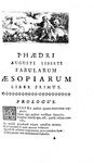 Le favole di Esopo riviste da Fedro: Fabularum Aesopiarum - Parisiis, Quillau 1742 (bella legatura) Le favole di Esopo riviste da Fedro: Fabularum Aesopiarum - Parisiis, Quillau 1742 (bella legatura)
