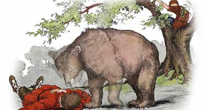 Esopo - I due viandanti e l'orso Esopo - I due viandanti e l'orso
