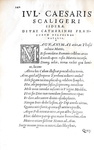 Julius Caesar Scaliger - Poematia ad illustriss. Constantiam Rangoniam - 1546 (rara prima edizione) Julius Caesar Scaliger - Poematia ad illustriss. Constantiam Rangoniam - 1546 (rara prima edizione)