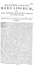 Un caposaldo del diritto internazionale: Ugo Grozio - De jure belli ac pacis - Amsterdam 1712 Un caposaldo del diritto internazionale: Ugo Grozio - De jure belli ac pacis - Amsterdam 1712