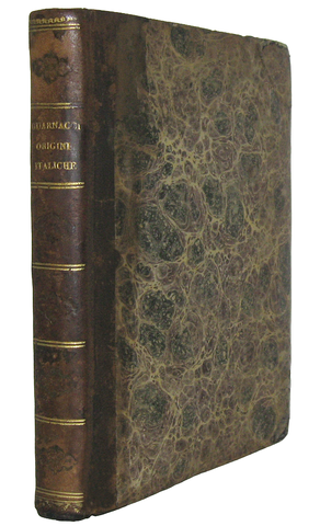 Mario Guarnacci - Delle origini italiche - Venezia, Bassaglia 1773 (non comune prima edizione) Mario Guarnacci - Delle origini italiche - Venezia, Bassaglia 1773 (non comune prima edizione)