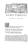 Tibullo, Properzio e Albinovano - Elegie scelte tradotte da Francesco Corsetti - Remondini 1756 Tibullo, Properzio e Albinovano - Elegie scelte tradotte da Francesco Corsetti - Remondini 1756