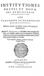 Pierre Gr�goire - Institutiones breves sive Tractatus de beneficiis ecclesiasticis - Lugduni 1602 Pierre Gr�goire - Institutiones breves sive Tractatus de beneficiis ecclesiasticis - Lugduni 1602