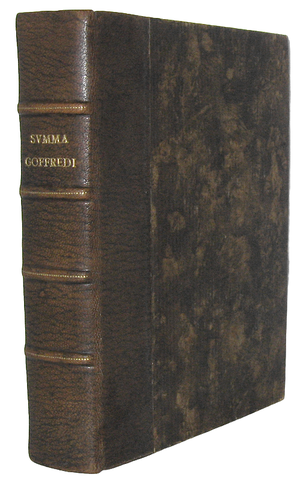 La celebre Summa Goffredi: Goffredo da Trani - Summa in titulos Decretalium - Venetiis 1586 (raro) La celebre Summa Goffredi: Goffredo da Trani - Summa in titulos Decretalium - Venetiis 1586 (raro)