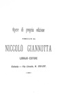 Giovanni Verga - Pane nero - Catania, Niccol� Giannotta 1882 (rara e ricercata prima edizione) Giovanni Verga - Pane nero - Catania, Niccol� Giannotta 1882 (rara e ricercata prima edizione)
