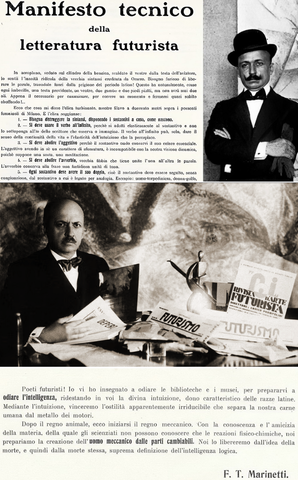Marinetti - Manifesto tecnico della letteratura futurista - Milano 1912 (ricercata prima edizione) Marinetti - Manifesto tecnico della letteratura futurista - Milano 1912 (ricercata prima edizione)
