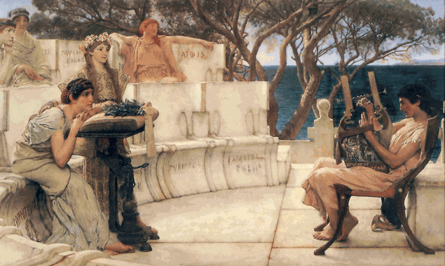Saffo - Eros ha sconvolto il mio cuore (frammento 42) Saffo - Eros ha sconvolto il mio cuore (frammento 42)