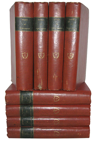 Un simbolo dell'Illuminismo: Montesquieu - Opera omnia - Paris 1822 (otto volumi) Un simbolo dell'Illuminismo: Montesquieu - Opera omnia - Paris 1822 (otto volumi)
