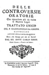 Giovanni Angelo Serra - Delle controversie oratorie nelle materie legali - 1744 (prima edizione) Giovanni Angelo Serra - Delle controversie oratorie nelle materie legali - 1744 (prima edizione)