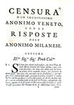 Controversie sulla storia bresciana: Beretta - In dissertationem Italiae medii Aevi censuarae - 1728 Controversie sulla storia bresciana: Beretta - In dissertationem Italiae medii Aevi censuarae - 1728
