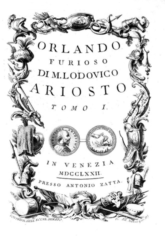 Ludovico Ariosto - Orlando furioso - Venezia, Antonio Zatta 1772 (con 62 magnifiche tavole in rame) Ludovico Ariosto - Orlando furioso - Venezia, Antonio Zatta 1772 (con 62 magnifiche tavole in rame)
