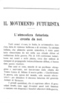 Una celebre antologia futurista: Marinetti (e altri) - I poeti futuristi - 1912 (prima edizione)