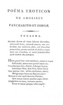 Philippe Petit-Radel - De amoribus Pancharitis et Zoroae poema eroticon - 1797 (rara prima edizione) Philippe Petit-Radel - De amoribus Pancharitis et Zoroae poema eroticon - 1797 (rara prima edizione)