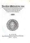 Bolla del cardinale Giacomo Savelli sul matrimonio clandestino - Roma, Blado 1564 Bolla del cardinale Giacomo Savelli sul matrimonio clandestino - Roma, Blado 1564