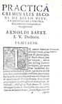 Il diritto criminale nel Trecento: Iacopo da Belviso - Aurea practica criminalis - 1580 (rarissimo) Il diritto criminale nel Trecento: Iacopo da Belviso - Aurea practica criminalis - 1580 (rarissimo)