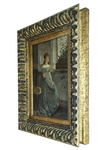 Eugenio Giulio Cabella - La lettera - 1884 (olio su prima tela) Eugenio Giulio Cabella - La lettera - 1884 (olio su prima tela)