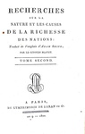 Un grande classico di economia: Adam Smith - Recherches sur la richesse des nations - Paris 1800 Un grande classico di economia: Adam Smith - Recherches sur la richesse des nations - Paris 1800
