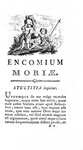 Due capolavori rinascimentali : Erasmus - Stultitiae laudatio & Thomas More - Utopia - Paris 1777 Due capolavori rinascimentali : Erasmus - Stultitiae laudatio & Thomas More - Utopia - Paris 1777