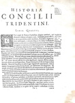 Paolo Sarpi - Historiae Concilii Tridentini libri octo - Elzevier 1622 (rarissima seconda edizione)