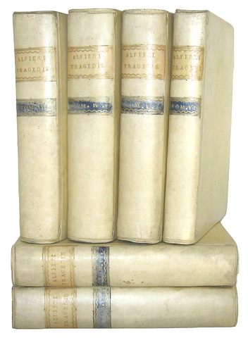 Alfieri - Tragedie - Parigi, Didot 1787/89 (edizione in parte originale - volume di scarto presente) Alfieri - Tragedie - Parigi, Didot 1787/89 (edizione in parte originale - volume di scarto presente)