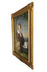 Theodor Josef Petter - Ritratto di un giovane con libro - 1848 (olio su tavola) Theodor Josef Petter - Ritratto di un giovane con libro - 1848 (olio su tavola)