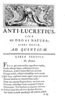 Polignac - Anti-Lucretius, sive de deo et natura - 1747 (prima edizione - con numerose incisioni) Polignac - Anti-Lucretius, sive de deo et natura - 1747 (prima edizione - con numerose incisioni)