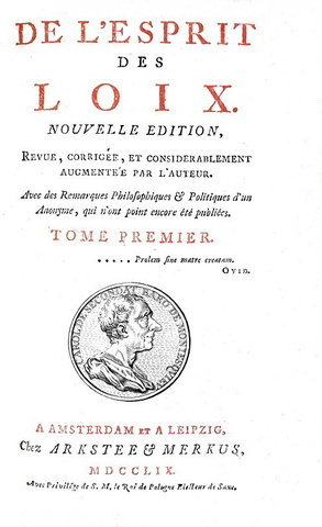 Montesquieu - De l'esprit des loix (& Defense) - Amsterdam 1759 (con 2 belle carte geografiche) Montesquieu - De l'esprit des loix (& Defense) - Amsterdam 1759 (con 2 belle carte geografiche)