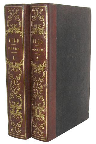 Giambattista Vico - Principi di scienza nuova e Opere varie - Napoli 1834 (con 4 tavole) Giambattista Vico - Principi di scienza nuova e Opere varie - Napoli 1834 (con 4 tavole)