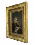 Old woman reading - seconda met� del Seicento (olio su tavola in rovere di area fiamminga) Old woman reading - seconda met� del Seicento (olio su tavola in rovere di area fiamminga)