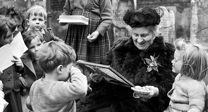 Maria Montessori - Il bene o il male dell'uomo � strettamente legato alla vita infantile