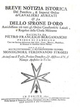 Bergamaschi - Notizia istorica dell'Ordine de' Cavalieri aureati - Torino 1695 (rara prima edizione) Bergamaschi - Notizia istorica dell'Ordine de' Cavalieri aureati - Torino 1695 (rara prima edizione)