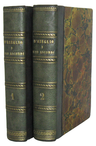 Un classico del Risorgimento: Massimo D'Azeglio - I miei ricordi - Firenze 1867 (prima edizione) Un classico del Risorgimento: Massimo D'Azeglio - I miei ricordi - Firenze 1867 (prima edizione)
