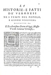 Saraina - Le historie e fatti de' Veronesi - Dell'origine et ampiezza della citt� di Verona - 1586
