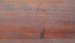 Justus Juncker - A Scholar Sitting at his Desk - inizi del XX secolo (olio su tavola) Justus Juncker - A Scholar Sitting at his Desk - inizi del XX secolo (olio su tavola)
