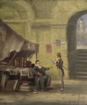 Anton von Rotzlatz - Il libraio e il bibliofilo. La trattativa - 1880 circa (olio su tavola lignea) Anton von Rotzlatz - Il libraio e il bibliofilo. La trattativa - 1880 circa (olio su tavola lignea)