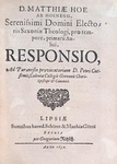 Miscellanea di testi politici sulla Riforma in Germania - 1626/1632 (otto rarissime prime edizioni)