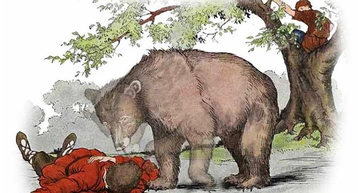 Esopo - I due viandanti e l'orso Esopo - I due viandanti e l'orso