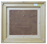 Silvio Consadori - La lettura - 1936 (olio su masonite - firmato e datato) Silvio Consadori - La lettura - 1936 (olio su masonite - firmato e datato)