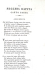 Alessandro Tassoni - La secchia rapita poema eroicomico - Firenze, per Gregorio Chiari 1824 Alessandro Tassoni - La secchia rapita poema eroicomico - Firenze, per Gregorio Chiari 1824