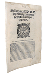 Bolla di papa Pio V sull'istituto dello spoglio - Roma, Blado 1567 Bolla di papa Pio V sull'istituto dello spoglio - Roma, Blado 1567