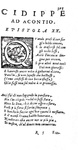 Ovidio - Epistole di nuovo tradotte in ottava rima da Marc'Antonio Valdera - Venezia 1604 Ovidio - Epistole di nuovo tradotte in ottava rima da Marc'Antonio Valdera - Venezia 1604