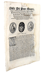 Bolla di Pio IV che disciplina i sacramenti e le competenze clericali - Roma, Blado 1562 Bolla di Pio IV che disciplina i sacramenti e le competenze clericali - Roma, Blado 1562